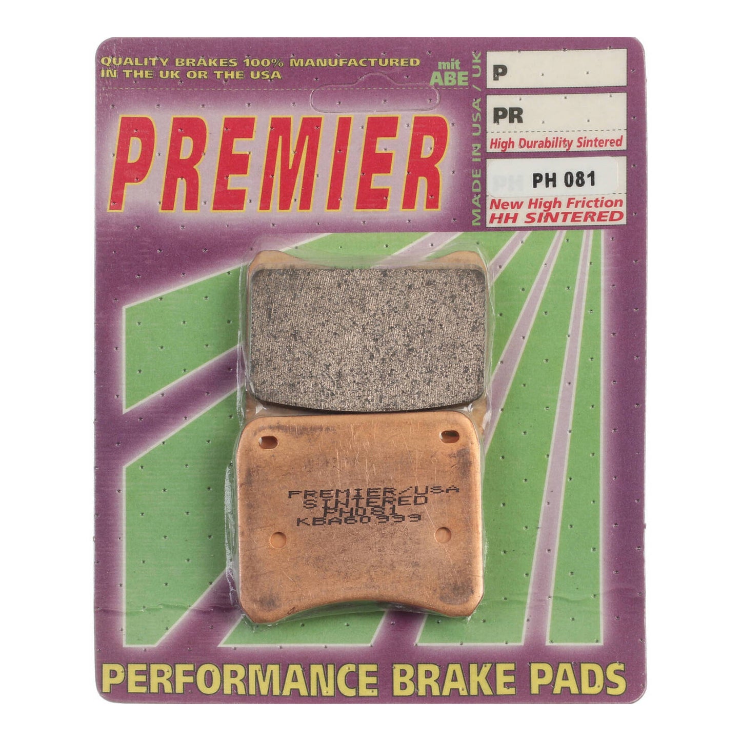 Premier Brake Pads - PH Street Sintered - PH081