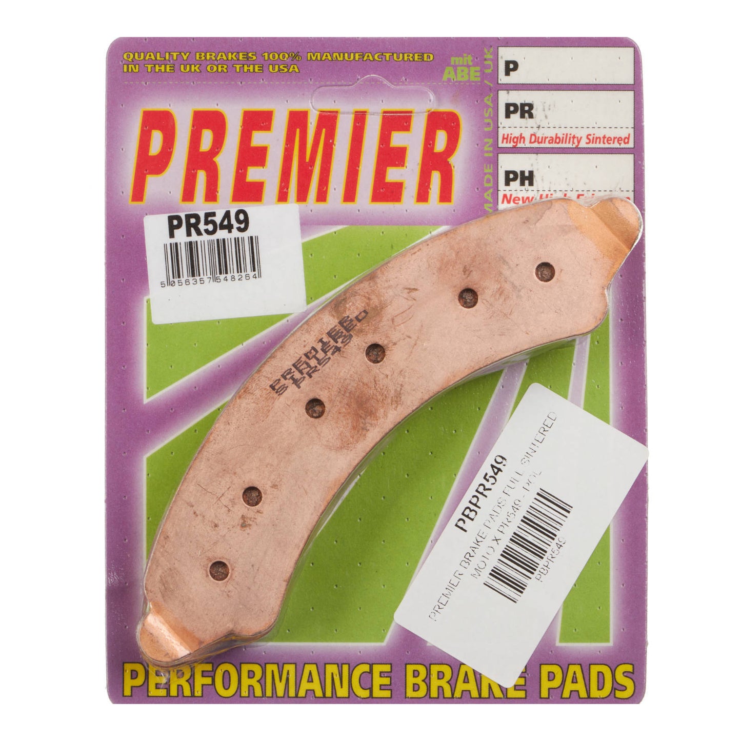 Premier Brake Pads - PR Off-Road Sintered - PR549