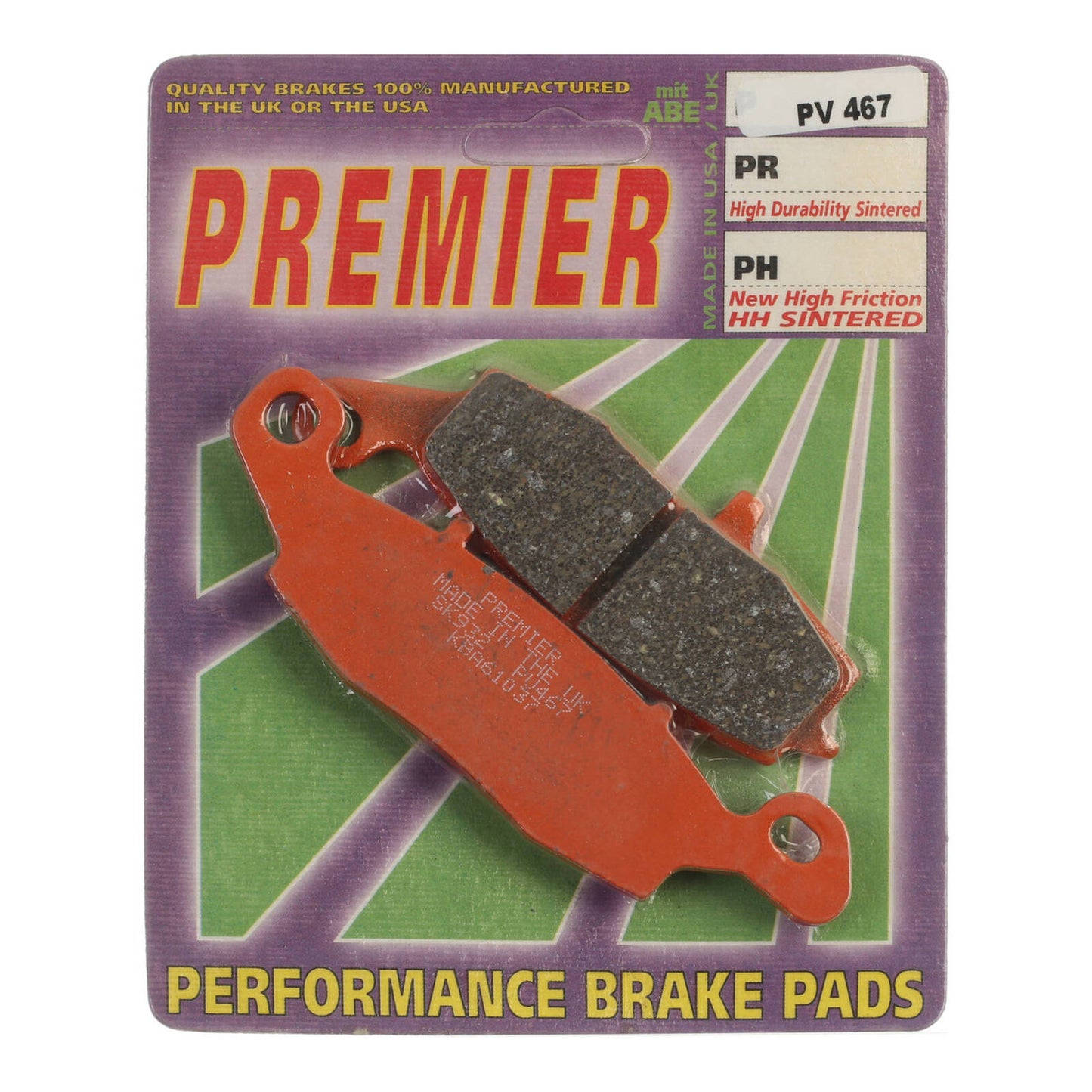 Premier Brake Pads - PV Semi Sintered - PV467