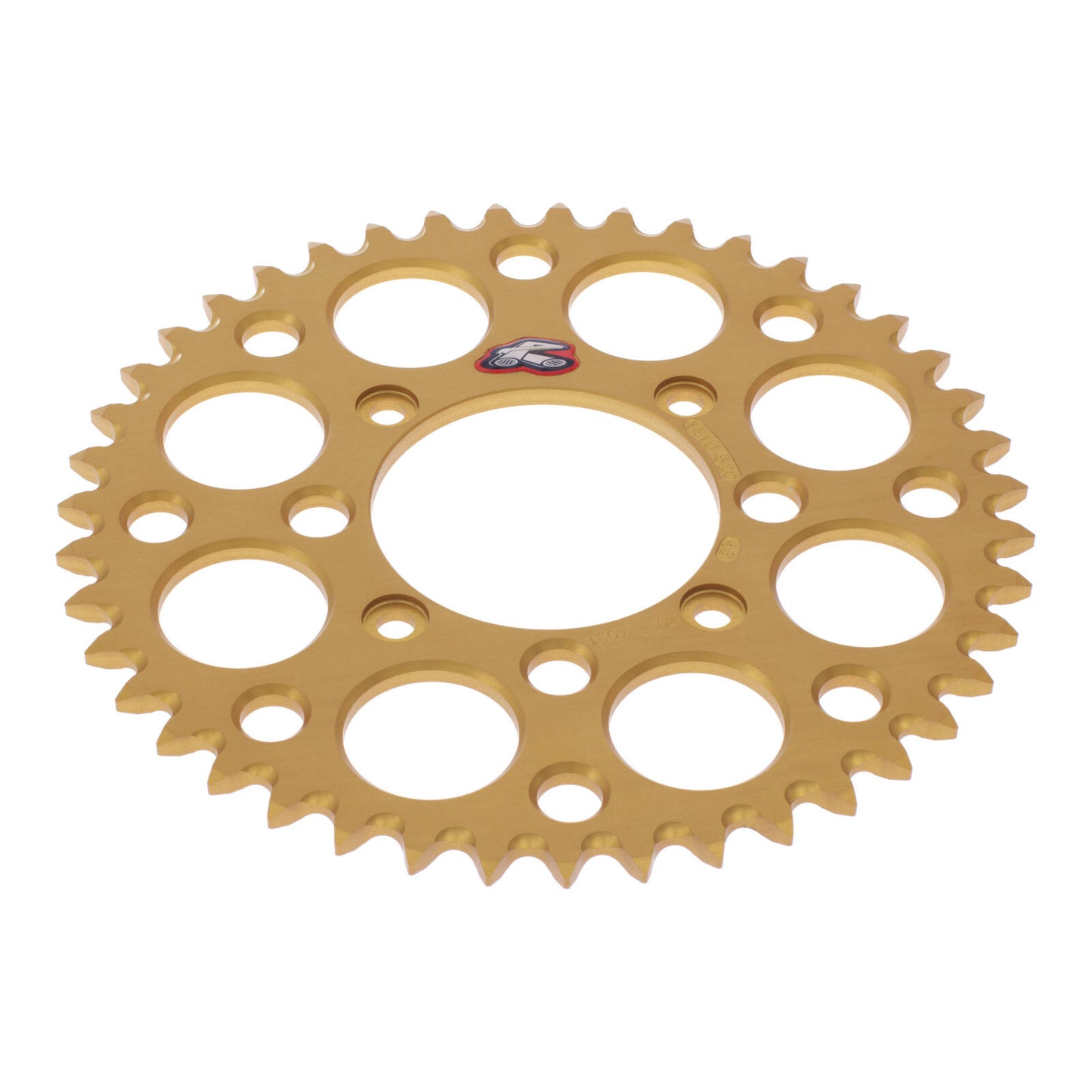 Renthal Sprocket Rear Gold 43T Alloy 7075 T6 Grooved