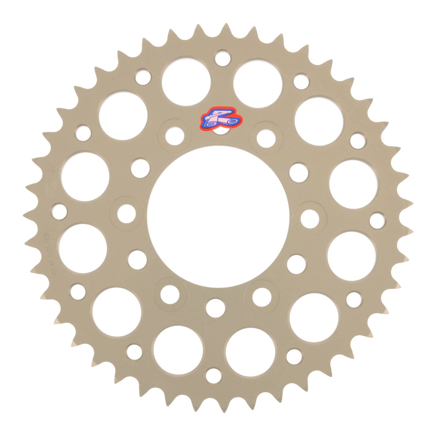 Renthal Sprocket Rear Silver 43T Alloy 7075 T6 Grooved Kawasaki