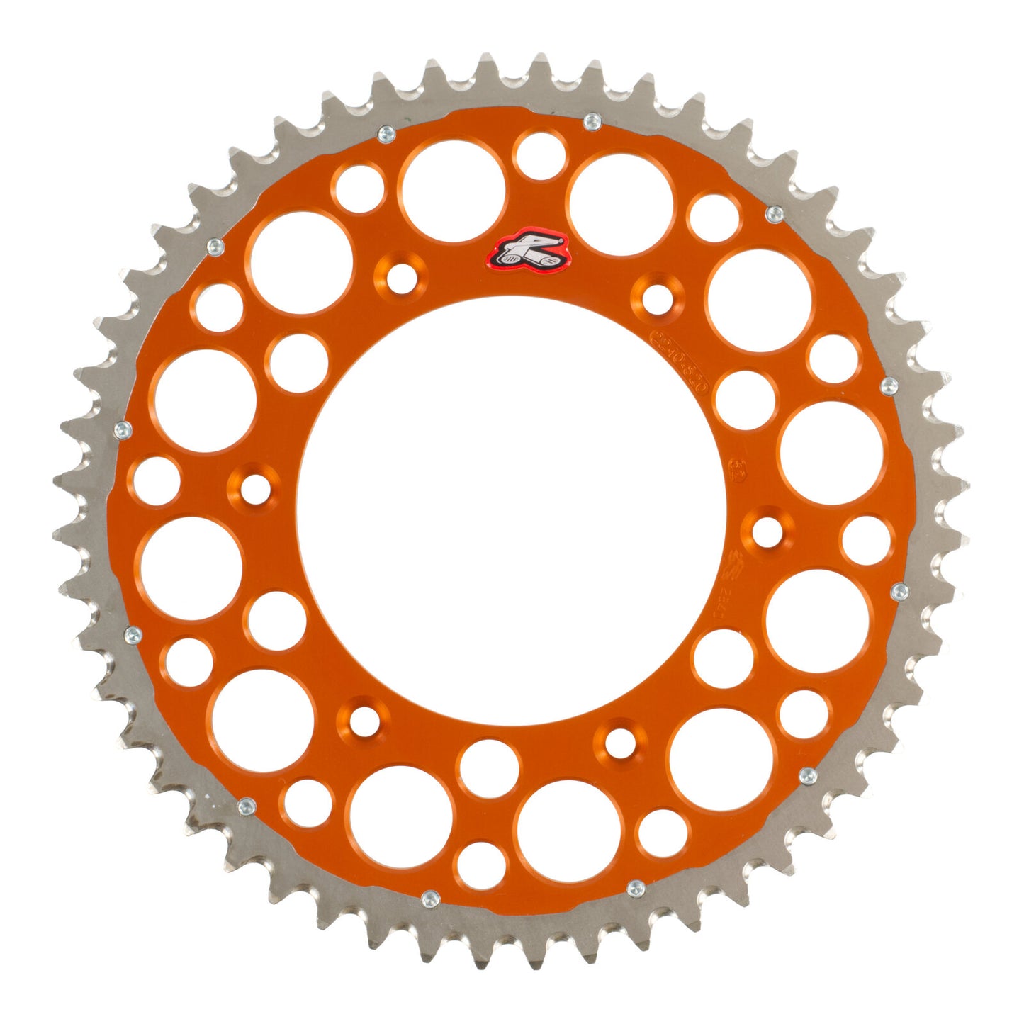 Renthal Sprocket Twinring Orange 52T Bi-Metal Grooved