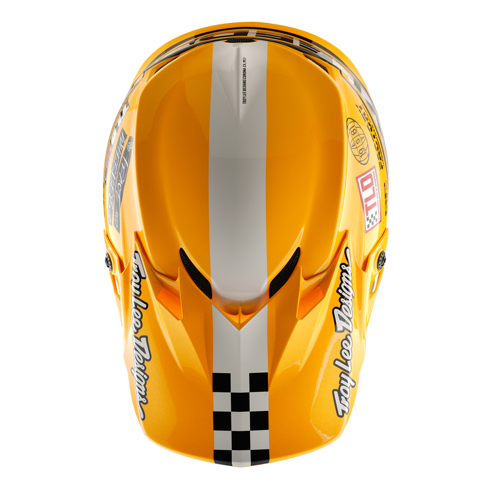 Youth Gp Pro Helmet Fifty 50 White / Gold