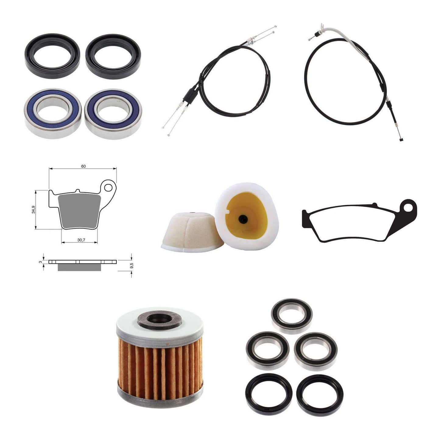 Offroad Refurb Kit - Honda CRF450R '09-'12