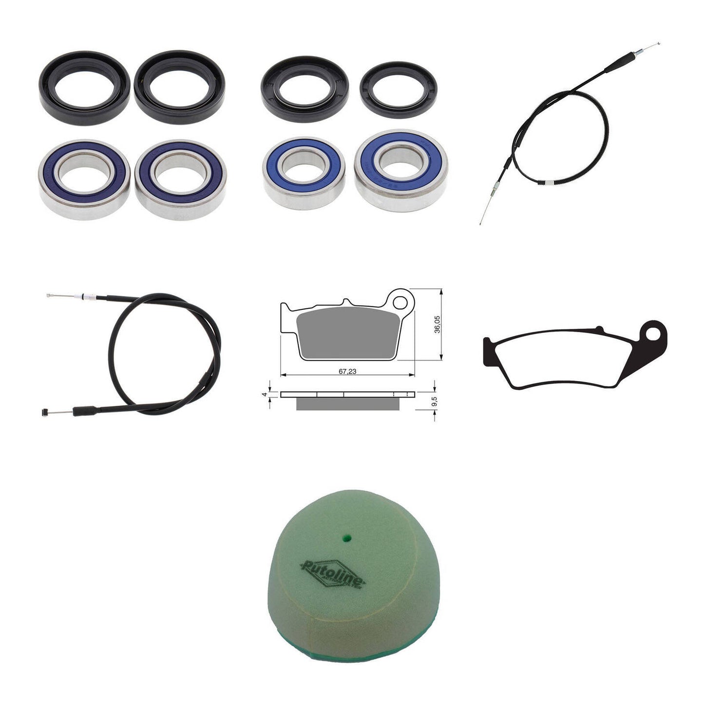 Offroad Refurb Kit - Yamaha YZ125 '07