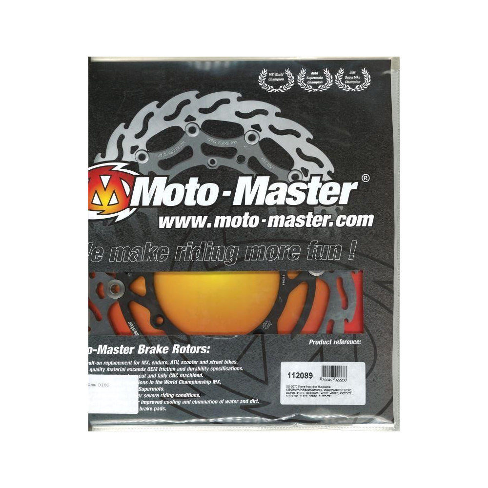 BRAKE DISC FRONT MOTO MASTER FLOATING FLAME 270MM HUSQVARNA