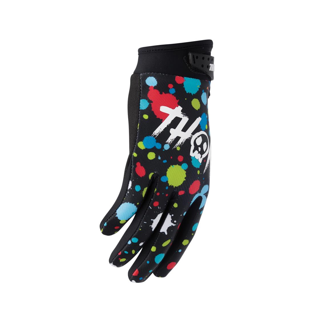 THOR GLOVE YOUTH LAUNCHMODE SPLAT BLACK