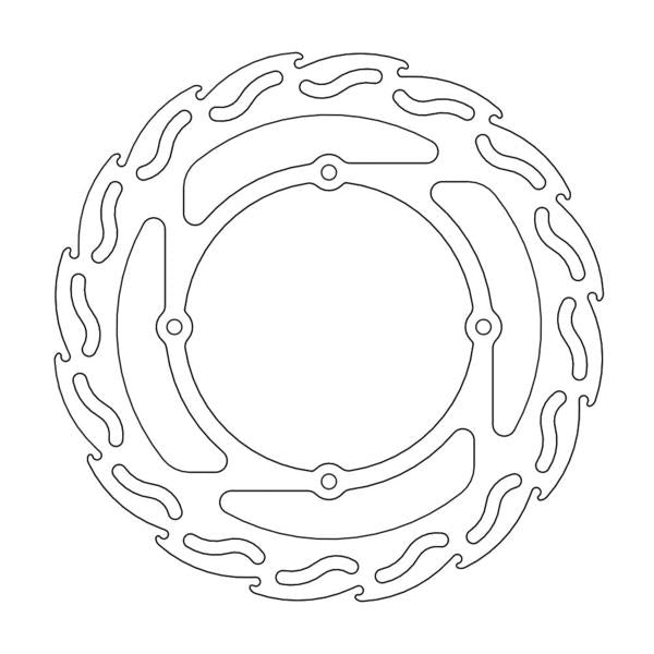BRAKE DISC FRONT MOTO MASTER FLAME 240MM HONDA