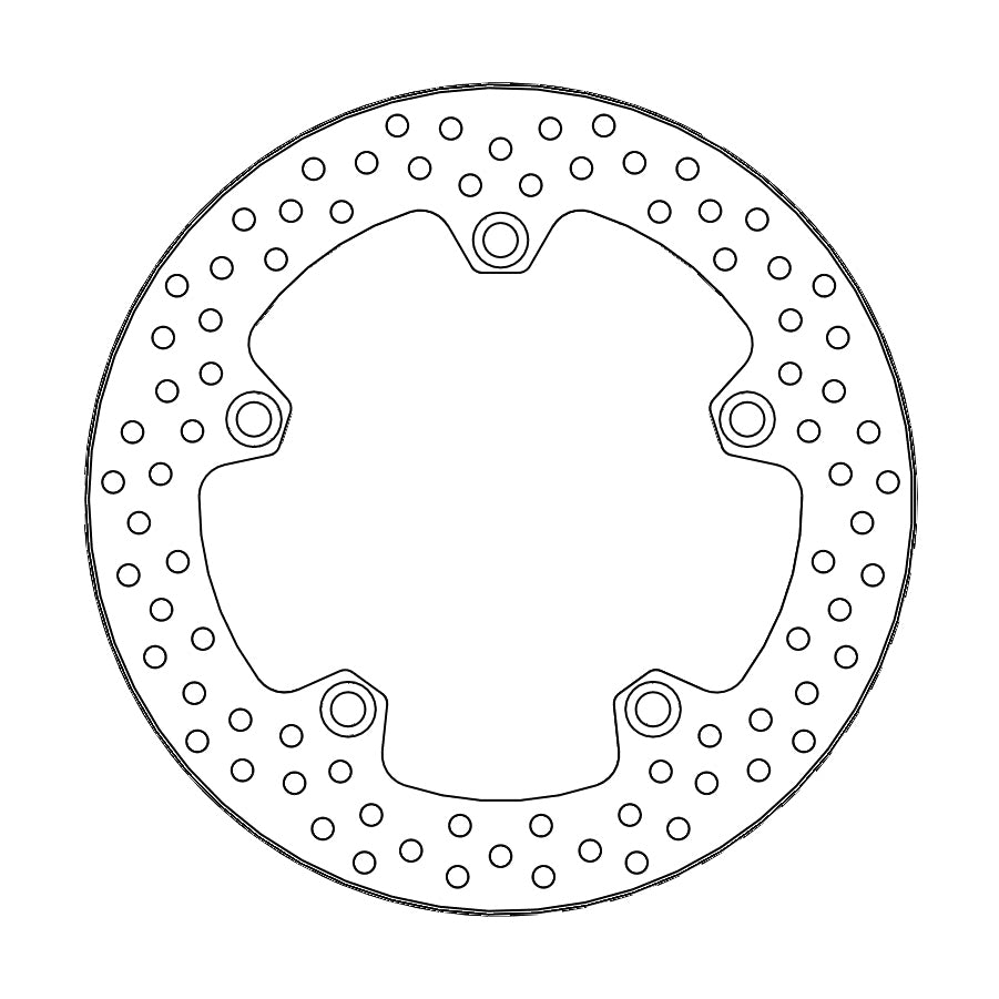 BRAKE DISC REAR MOTO MASTER HALO 256MM HONDA CRF1100L AFRICA TWIN 20-21