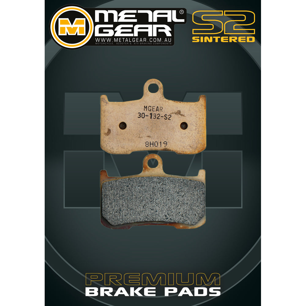 METAL GEAR BRAKE PADS REAR SINTERED