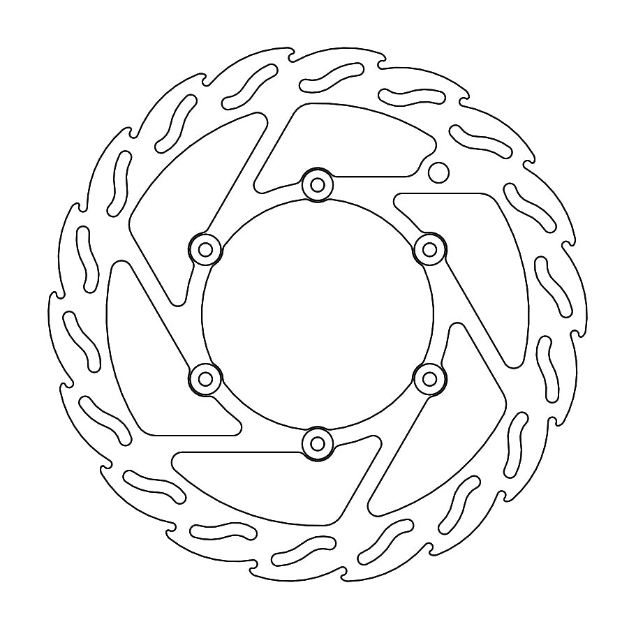 BRAKE DISC FRONT MOTO MASTER FLAME 260MM GAS GAS