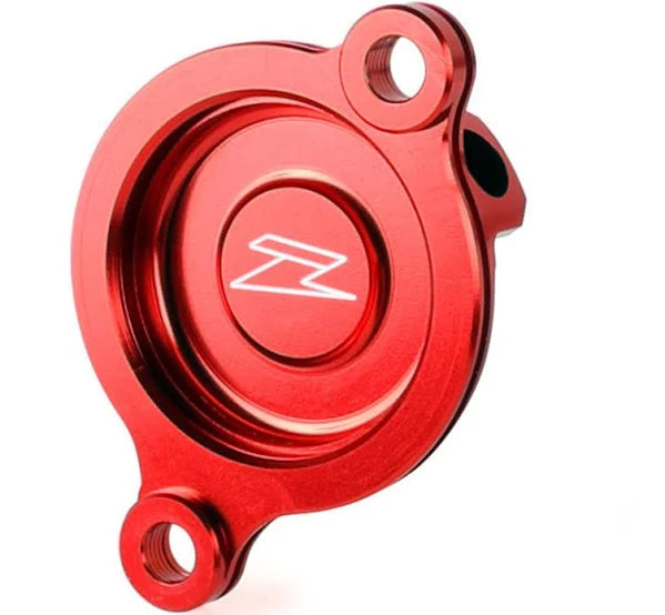 Zeta Oil Filter Cover - Red