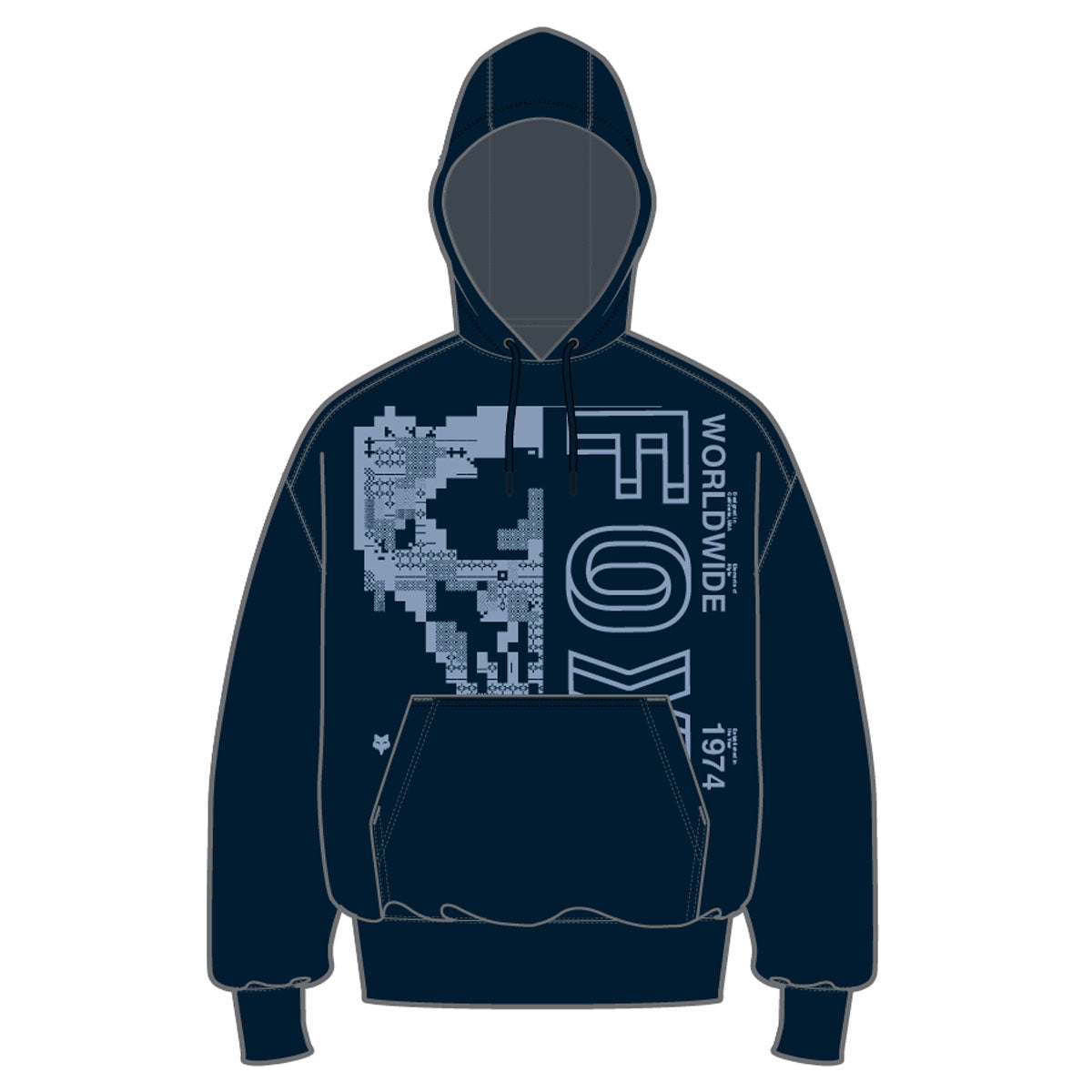 Image Skull Fleece Pullover
