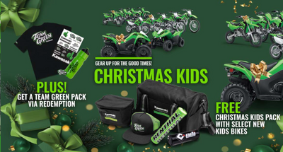 Gear up for the good times with Kawasaki Christmas Kids!
