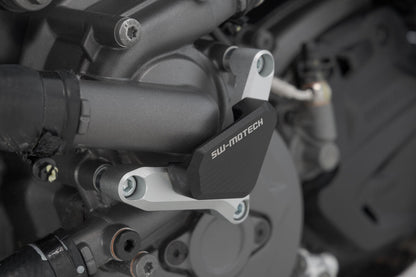 SW MOTECH WATER PUMP PROTECTION SILVER/BLACK DUCATI X DIAVEL HYPERMOTARD MONSTER MULTISTRADA