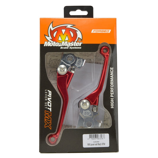 MOTO MASTER MX PIVOT LEVER SET RED GAS GAS HUSQVARNA BRAKTEC CALIPER