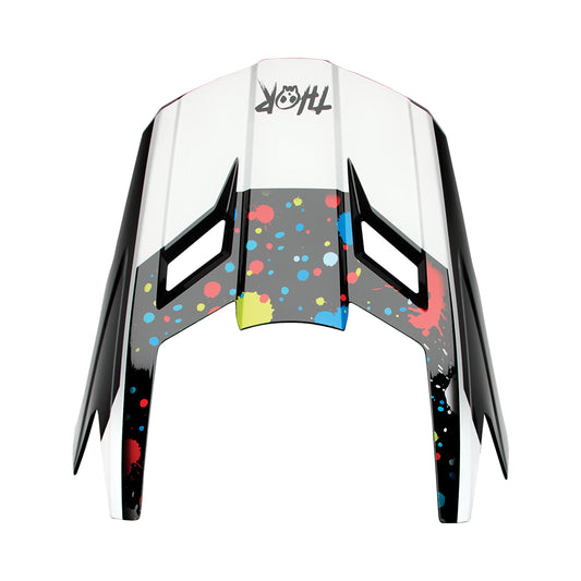 HELMET VISOR KIT S26 THOR MX FLEET SPLAT BLACK YOUTH