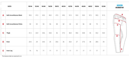 Jackson-size-chart