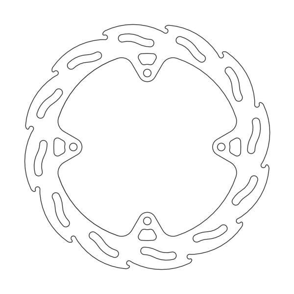 BRAKE DISC REAR MOTO MASTER FLAME 210MM HUSQVARNA TC85 KTM 250F 250R 350 E-SX FREERIDE 85SX