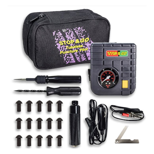 STOP & GO TYRE PLUGGER ULTIMATE KIT WITH COMPRESSOR   (6000)