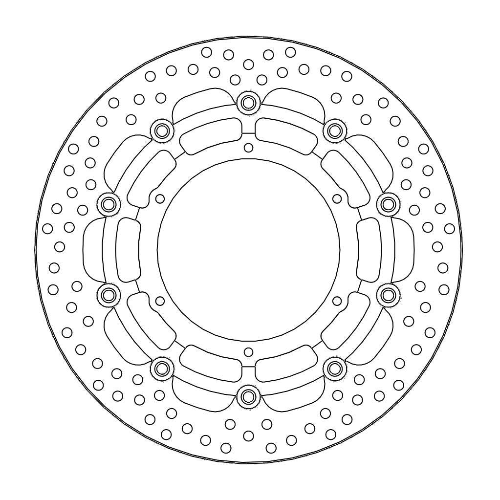 BRAKE DISC FRONT MOTO MASTER HALO 320MM KTM