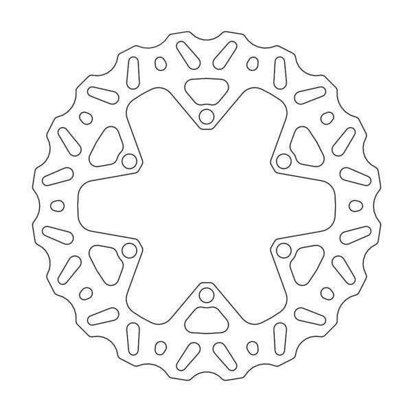 BRAKE DISC FRONT MOTO MASTER NITRO 220MM KAWASAKI KX85 01-ON KX100 06-ON KX112 22-ON