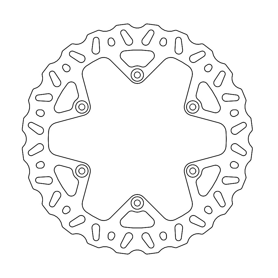 BRAKE DISC REAR MOTO MASTER NITRO GAS GAS 240MM YAMAHA