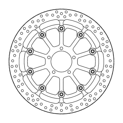 BRAKE DISC FRONT MOTO MASTER HALO 320MM FLOATING KTM 1290 SUPERDUKE 16-21 1290 SUPERDUKE R 14-21