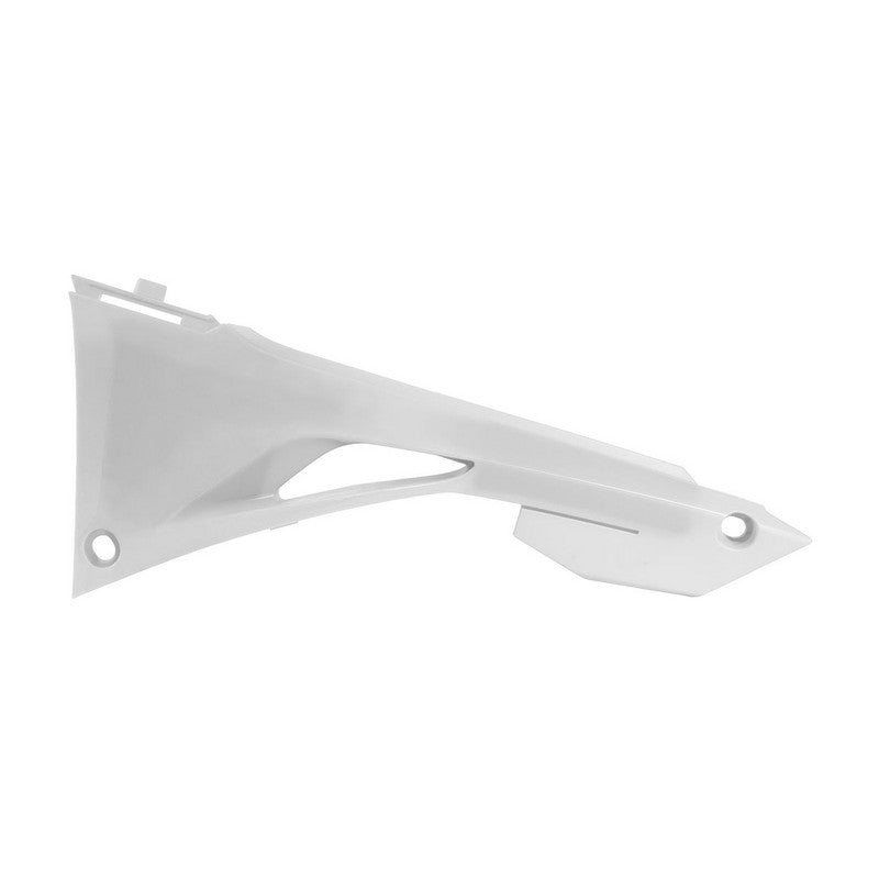 AIR BOX COVER RTECH WHITE HONDA CRF250R 18-21 CRF250RX 19-21 CRF450R CRF450RX 17-20 CRF450X 19-ON