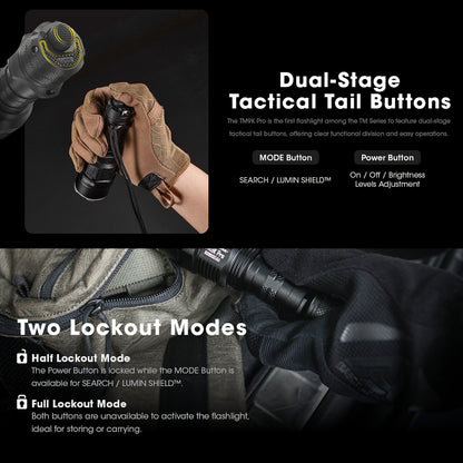 NITECORE TM9K PRO 9900 LUMEN USB-C RECHARGEABLE FLASHLIGHT