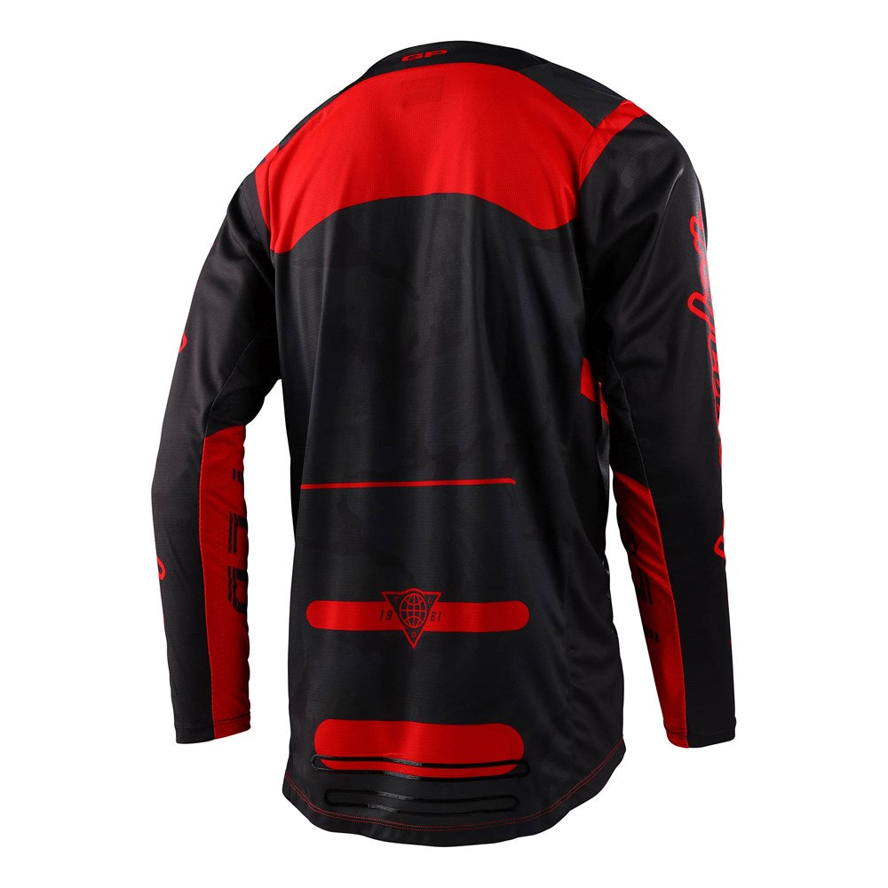Gp Pro Jersey Blends Camo Red / Black