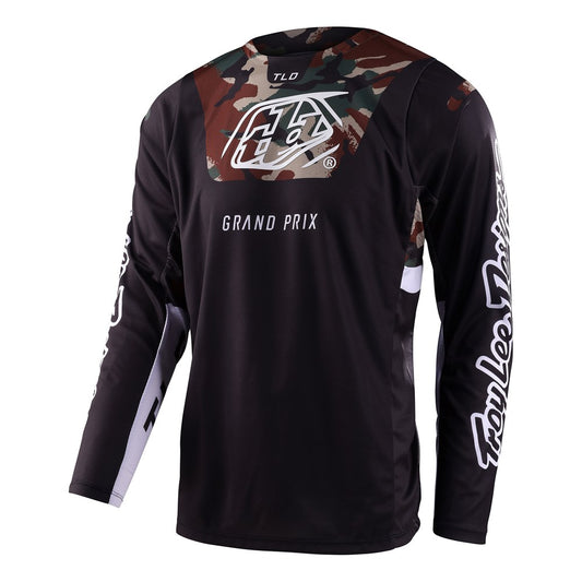 Gp Pro Jersey Blends Camo Black / Green