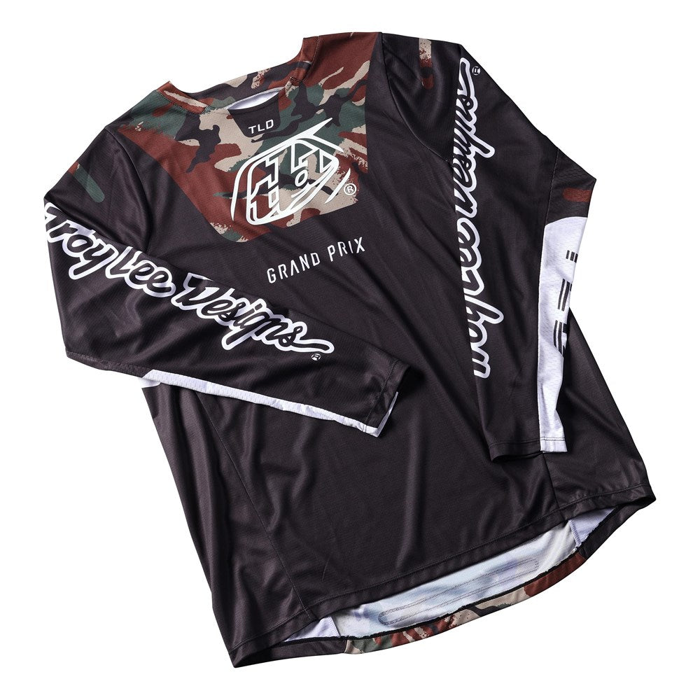 Gp Pro Jersey Blends Camo Black / Green
