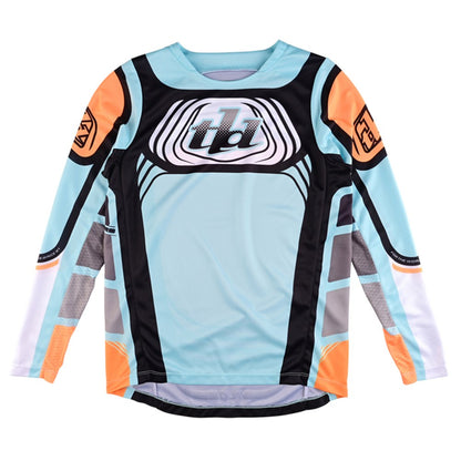 Youth Gp Pro Jersey Wavez Bleached Aqua
