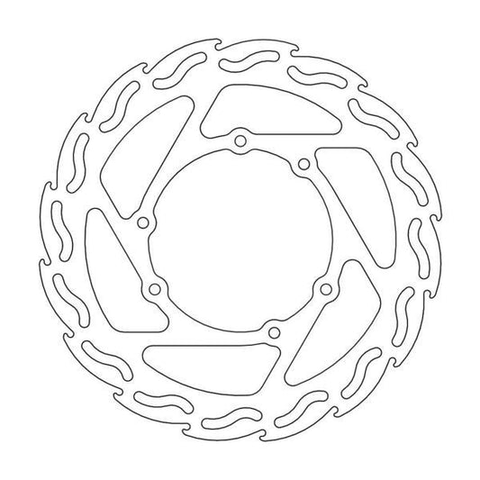 BRAKE DISC FRONT MOTO MASTER FLAME 240MM HONDA CR125R CR250R CR500R CRF250R CRF250X CRF450R CRF450X