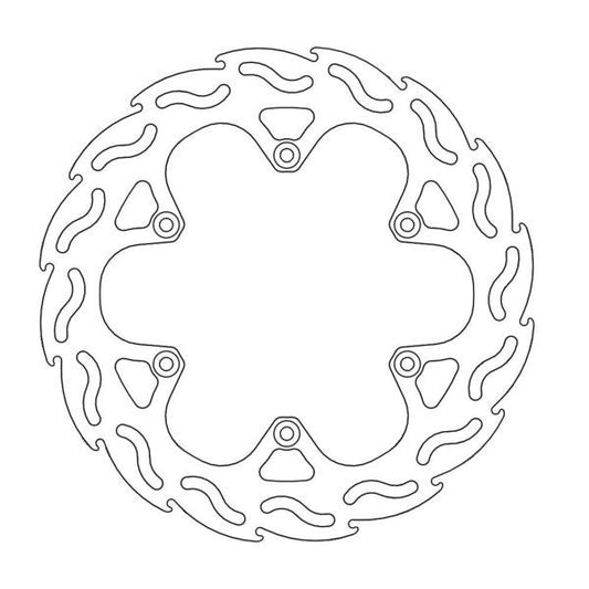 BRAKE DISC REAR MOTO MASTER FLAME 240MM SUZUKI RM125 RM250 99-05 DRZ400 05-ON