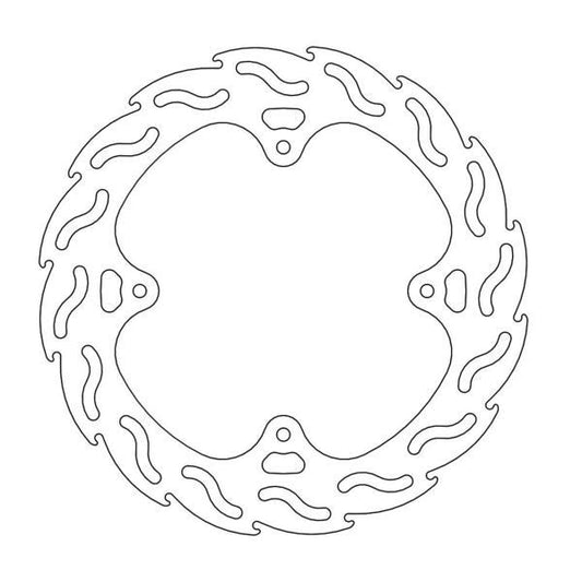BRAKE DISC REAR MOTO MASTER FLAME 240MM HONDA