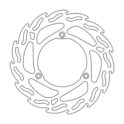 BRAKE DISC FRONT MOTO MASTER FLAME GASGAS HUSQVARNA KTM 198MM