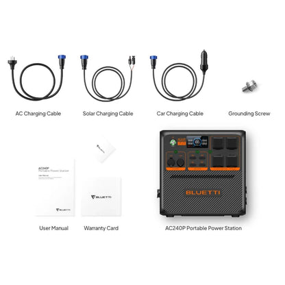 BLUETTI AC240P PORTABLE WATERPROOF POWER STATION | 2400W 1843WH