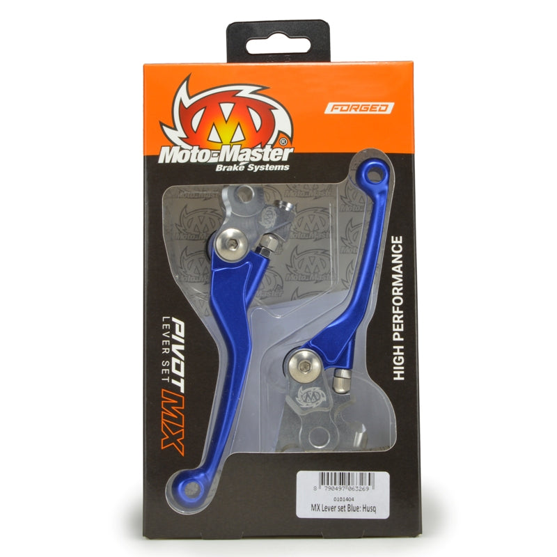 MOTO MASTER MX PIVOT LEVER SET BLUE GAS GAS HUSQVARNA BRAKTEC CALIPER