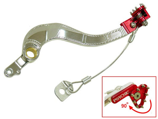 REAR BRAKE PEDAL PSYCHIC RED HONDA CRF250X 04-17