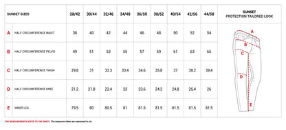 PMJ-Sunset-size-chart