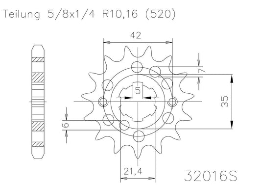 SPROCKET FRONT MOTO MASTER STEEL 14T KAWASAKI KLX450 KLX450R KX450F KX450X