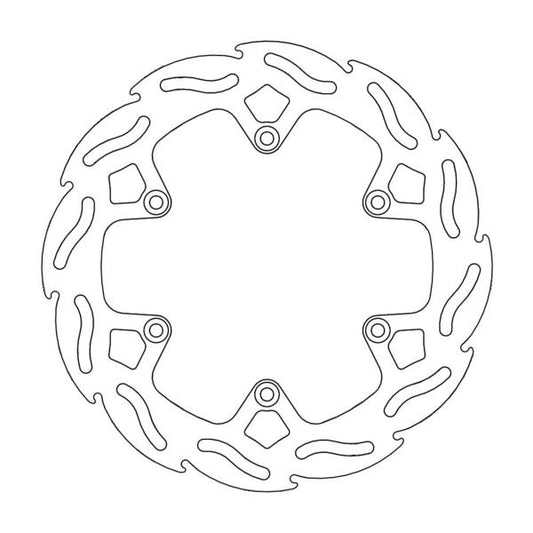 BRAKE DISC REAR MOTO MASTER FLAME 220MM HEAVY BRAKE DRAGGERS 220MM HUSQVARNA HUSABERG GASGAS KTM