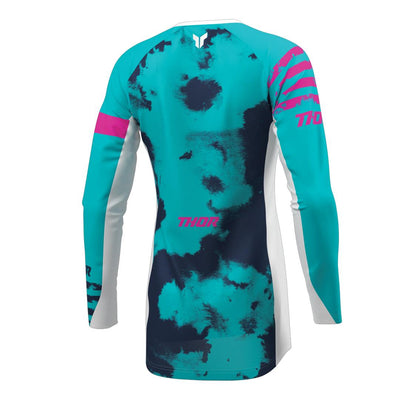 THOR JERSEY WOMEN LAUNCHMODE BLEACH WHITE/AQA