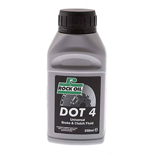 BRAKE FLUID DOT 4 ROCK OIL 250 MLS