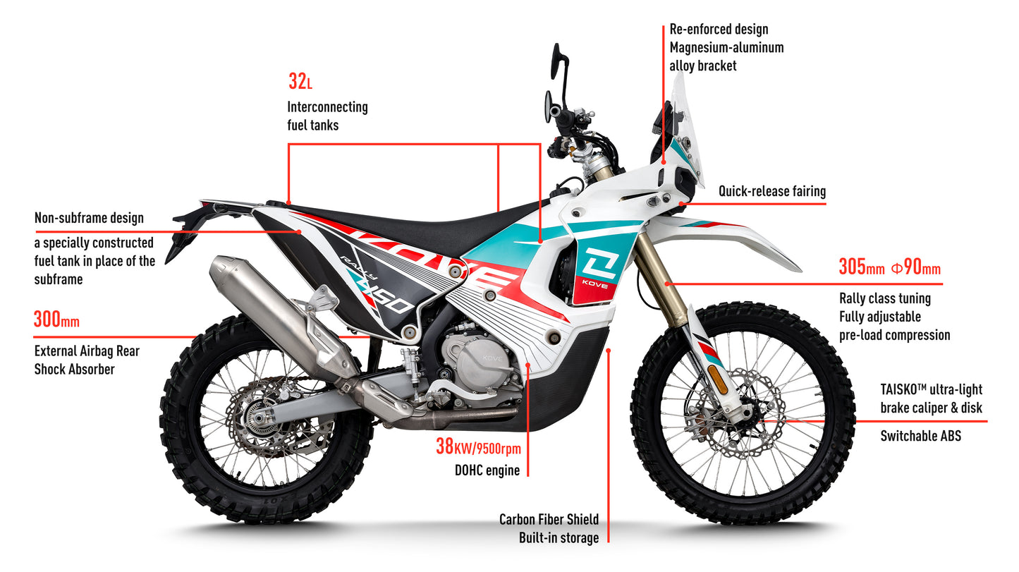 KOVE 450 Rally / KYB High Seat
