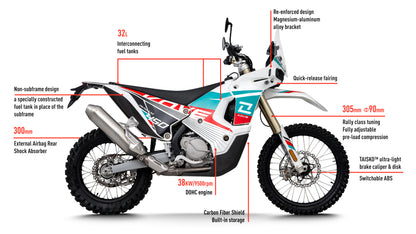 KOVE 450 Rally / KYB High Seat