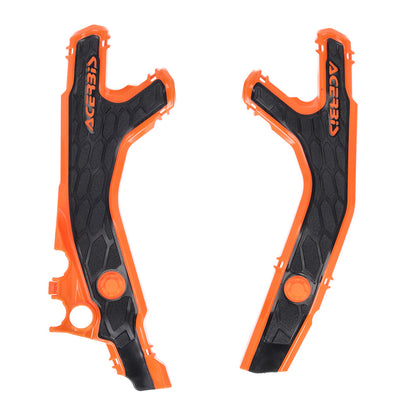 X-Grip Frame Guards Orange/Black KTM 390 ADV R/X 25-26 Acerbis