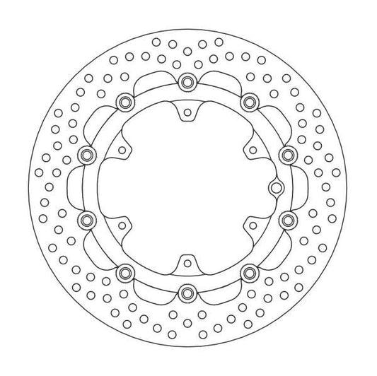 BRAKE DISC FRONT MOTO MASTER HALO FLOATING KTM HUSQVARNA 300MM